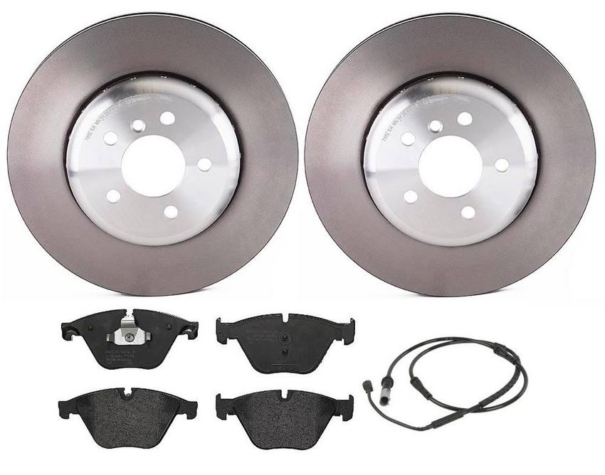 BMW Brembo Brake Kit - Pads and Rotors Front (348mm) (Low-Met) 34356791958 - Brembo 1531788KIT